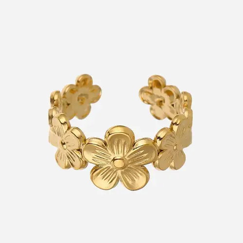 Flora Ring 18K Guldbelagt | Callisto Jewellery | Ringe |  Kvinder