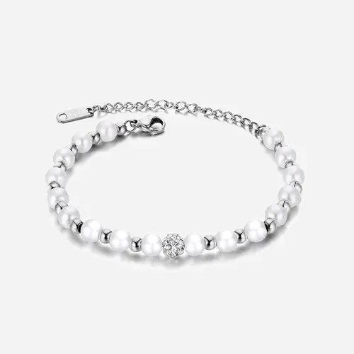 Pearl Charm Armbånd 4mm | Callisto Jewellery | Armbånd |  Kvinder