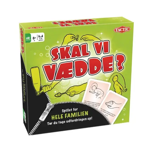 Skal Vi Vædde? familiespil - Tactic - Fra 8 år.