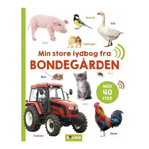 Bog - Min store lydbog fra bondegården - 40 lyde