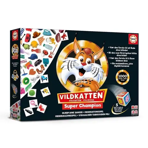 Vildkatten Super Champion brætspil - Educa