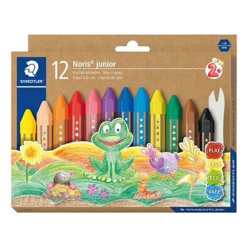 STAEDTLER - Noris Junior Farvekridt - 12 stk