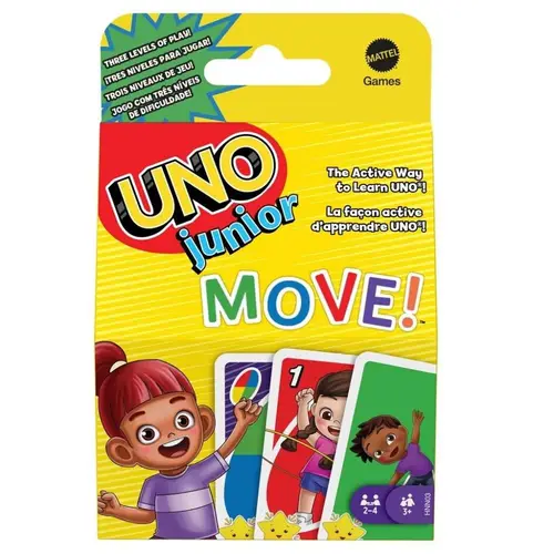 Uno Junior Move kortspil - Fra 3 år