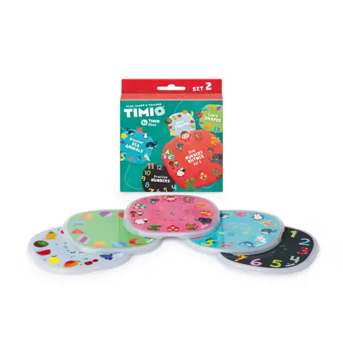 TIMIO Disksæt 2 - 8 sprog - 5 discs (DK/UK)