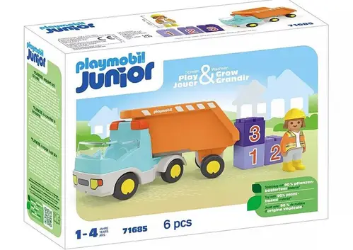 Playmobil Junior - Lastbil Dumper - 71685