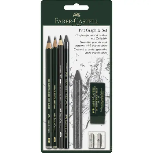 PITT Graphite Master set 7 stk