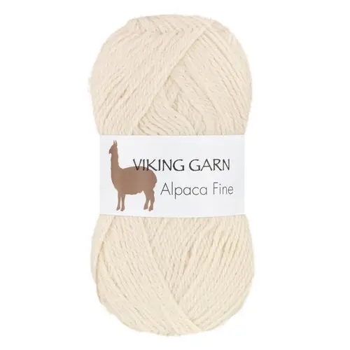 Viking Garn Alpaca Fine 50 g creme 602