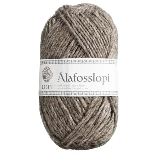 Garn Istex Alafosslopi 100 g beige – 0085 Oatmeal heather