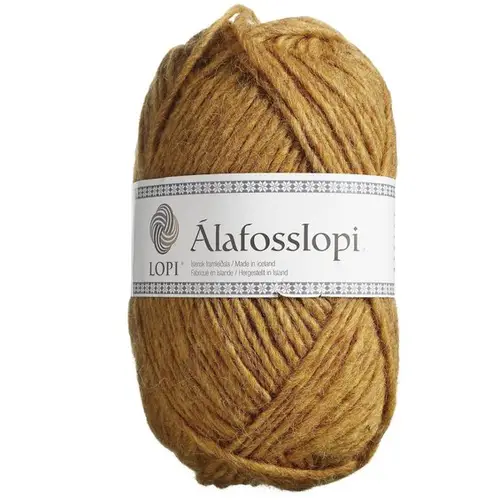 Garn Istex Alafosslopi 100 g gul – 9964 Golden heather