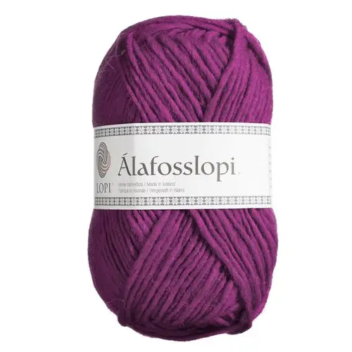 Garn Istex Alafosslopi 100 g cerise – 1240 Dark magenta