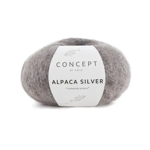 Garn Alpaca silver 25 g brun