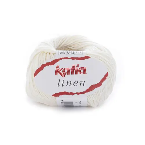 Garn Linen 50 g creme