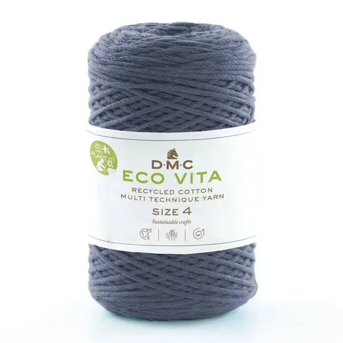 Garn DMC Eco Vita 4 250 g – jeansblå 077