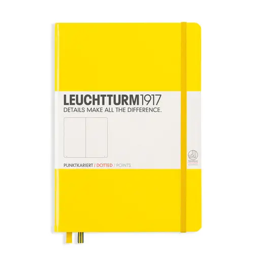 Leuchtturm Notebook A5 Dotted Lemon – Hardcover