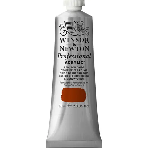 Winsor & Newton Professional akrylfarve 60 ml Red Iron Oxide 560