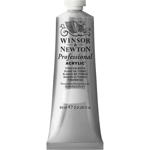 Winsor & Newton Professional akrylfarve 60 ml Titanium White 644