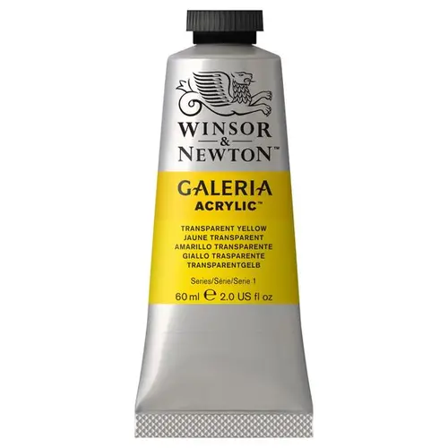 Winsor & Newton Galeria akrylfarve 60 ml Transparent Yellow 653