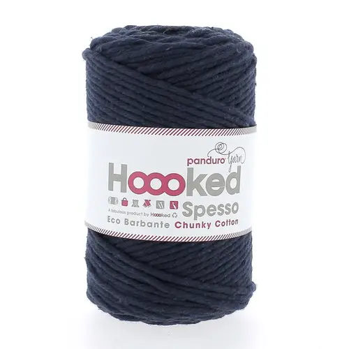 Hooked Spesso Eco Barbante Chunky Cotton by Panduro Yarn – 500 g marine, Marine S904