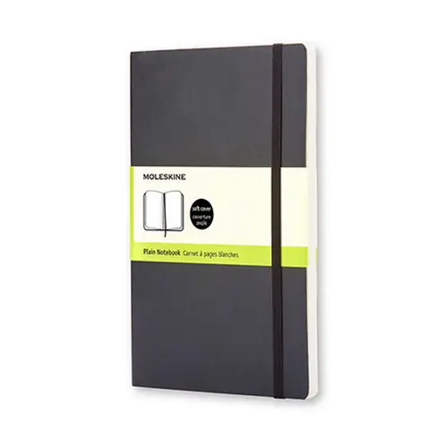 Moleskine Classic Notebook Pocket (9x14 cm), sort, blødt omslag – 192 ulinjerede sider