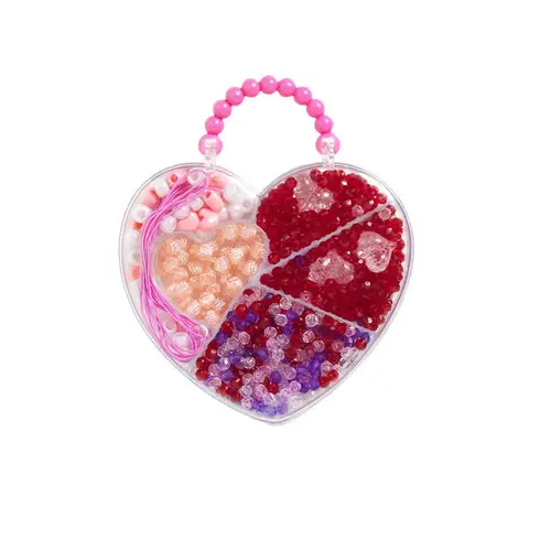 Love Beads perler i hjerteæske