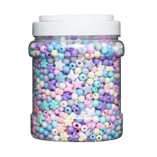 Plastperler pastelmix 450 g