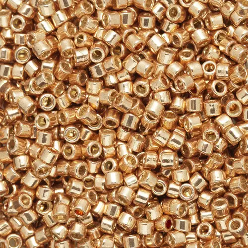 TOHO-perler 11/0 – rosenguld metallic, PF551 PF galvanized rose gold