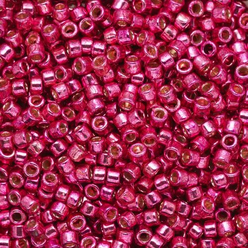 TOHO-perler 11/0 – cerise metallic, PF563 PF galvanized orchid