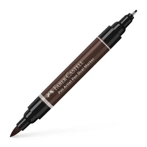 Faber-Castell PITT Artist Pen Dual Marker – Dark sepia 175