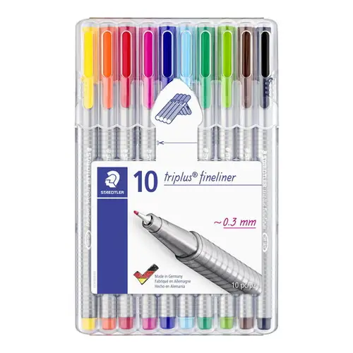 Triplus Fineliner 10stk. Basic