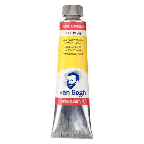 Van Gogh akrylfarve 40 ml Azo Yellow Medium - 269