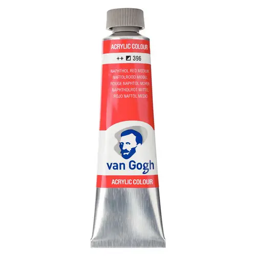 Van Gogh akrylfarve 40 ml Naphtol Red Medium - 396