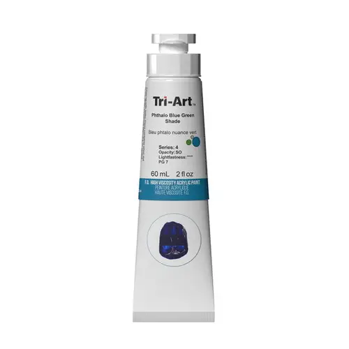 Tri-Art High Viscosity akrylfarve 60 ml Phthalo Blue Gre Shade