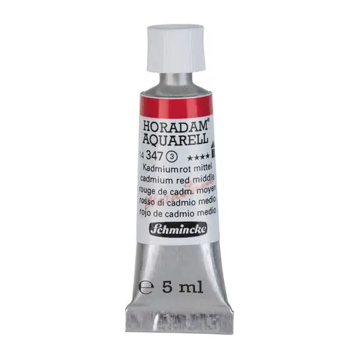 Schmincke Horadam akvarelfarve5 ml – Cadmium red medium 347