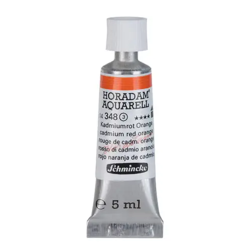 Schmincke Horadam akvarelfarve5 ml – Cadmium red orange 348