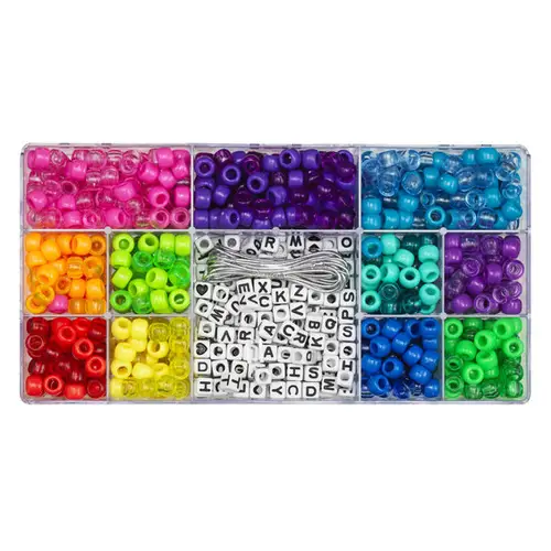 Pony Beads Alphabet 240g 990st