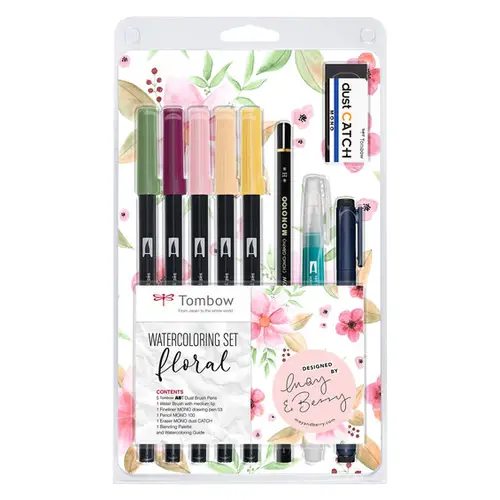 Tombow Watercoloring Floral