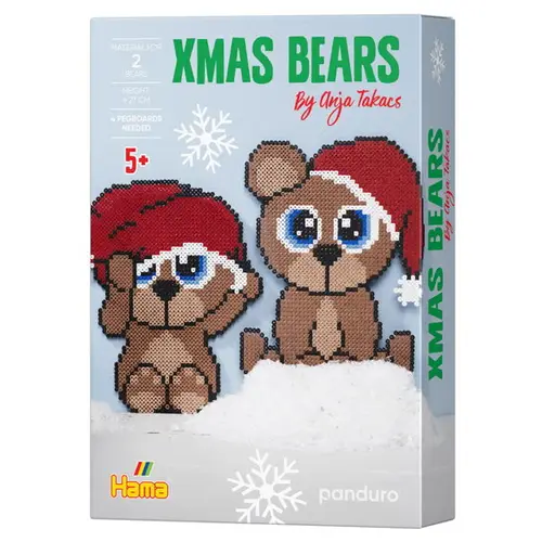 Xmas Bears by Anja Takacs – søde bjørne med nissehuer! H 27 cm