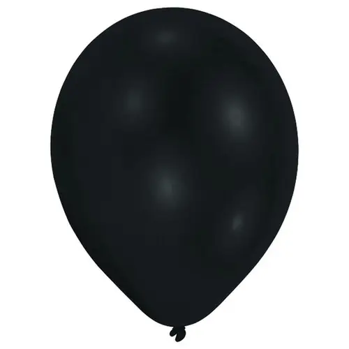 Latexballoner 10-pak Ø30 cm – sort