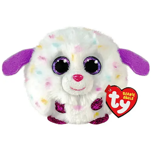 Ty Beanie Balls Puffies Munchkin – den lodne hund med store ører! Højde 9 cm