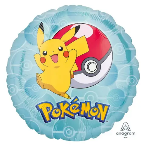 Folieballon rund 43 cm – Pokémon