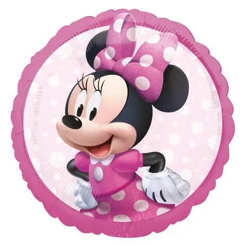 Folieballon rund 45 cm – Minnie Mouse forever