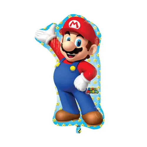 Folieballon 55x83 cm – Super Mario