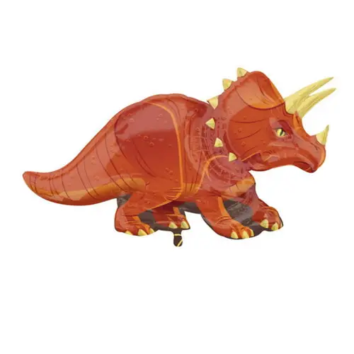 Folieballon 106x60 cm – Triceratops, en imponerende dinosaur