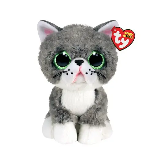 Ty Beanie Boo 15,5 cm Fergus the cat – han er ikke sur, han vil klappes!