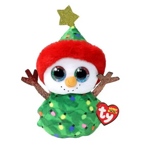 Ty Beanie Boos Garland 15,5 cm – en sød snemand med mange detaljer