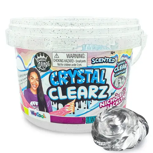 Crystal Clearz Slime 1,2 kilo duftende og gennemsigtigt slime i en spand!