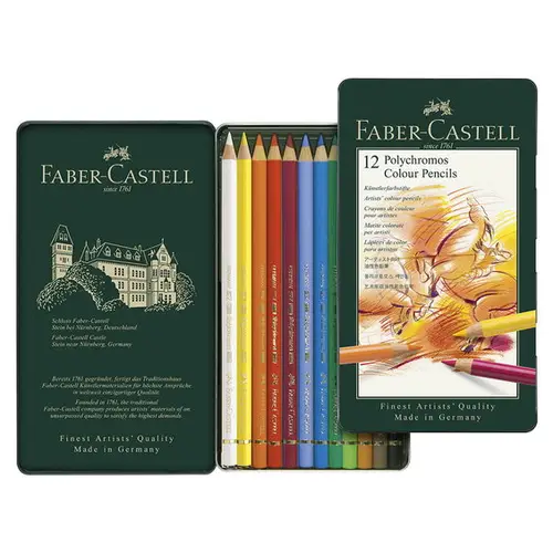 Faber Castell Polychromos 12-p