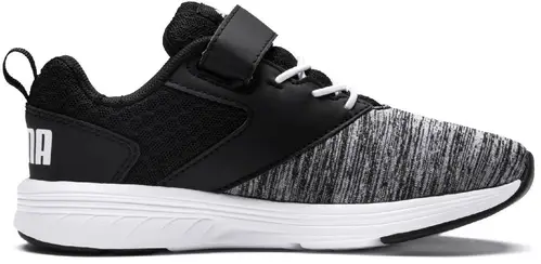 Puma Comet V PS Sneakers, White/Black, 28