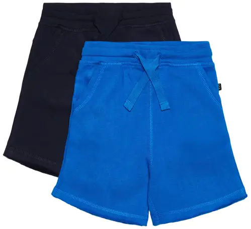 Luca &  Lola Fabriano Shorts 2-pak, Night Sky/Blue 86-92, Børnetøj