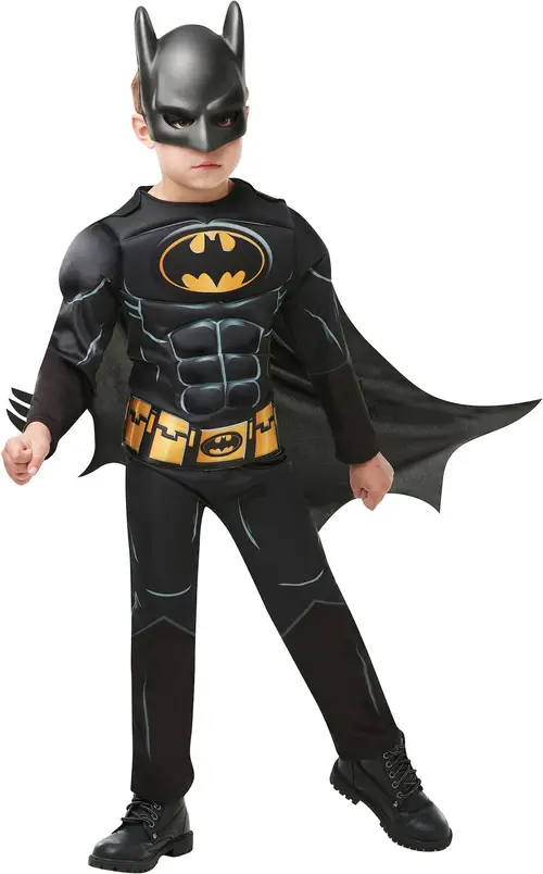 Batman Kostume Deluxe 7-8 år